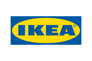 Ikea logo - combinación de colores