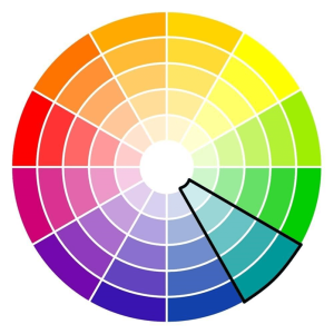 circulo cromático de Colores Monocromáticas
